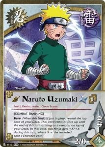 Naruto Uzumaki card artwork