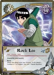 Rock Lee card artwork