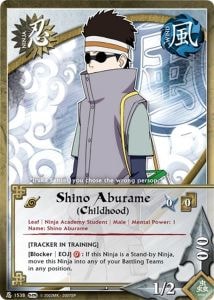 Shino Aburame (Childhood) card artwork