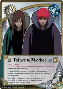 Father & Mother card artwork