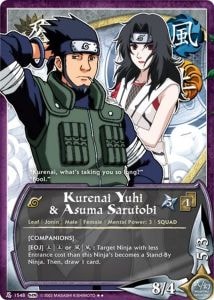 Kurenai Yuhi & Asuma Sarutobi card artwork