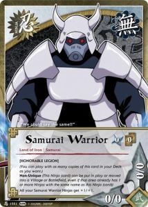 Samurai Warrior card artwork