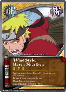 Wind Style: Rasen Shuriken card artwork