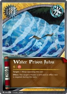 Water Prison Jutsu card artwork