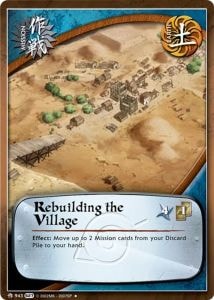 Rebuilding the Village card artwork