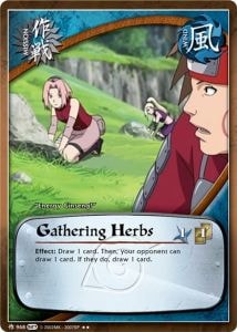 Gathering Herbs card artwork