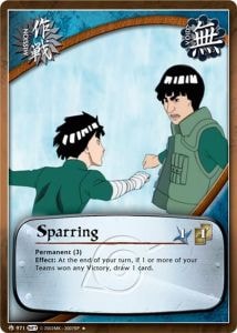 Sparring card artwork