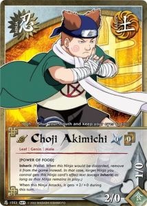 Choji Akimichi card artwork