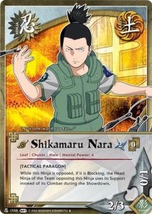 Shikamaru Nara card artwork