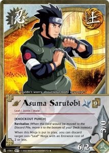 Asuma Sarutobi card artwork