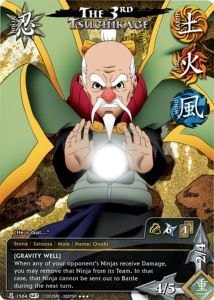 The 3rd Tsuchikage card artwork