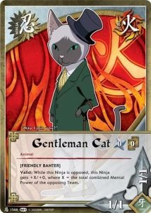 Gentleman Cat card artwork