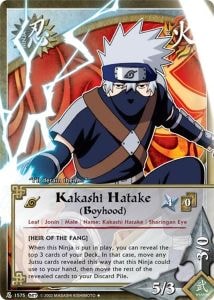 Kakashi Hatake (Boyhood) card artwork