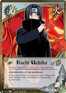 Itachi Uchiha card artwork