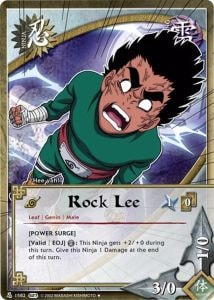 Rock Lee card artwork