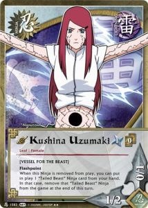 Kushina Uzumaki card artwork