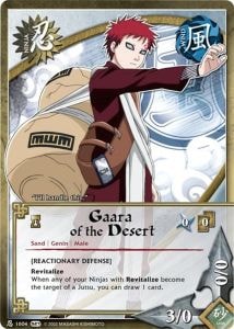 Gaara of the Desert card artwork