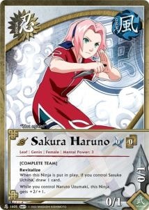 Sakura Haruno card artwork