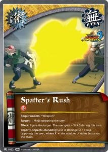 Spatter's Rush card artwork