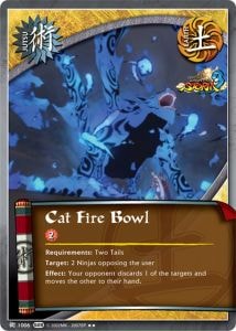 Cat Fire Bowl card artwork