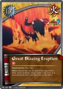 Great Blazing Eruption card artwork