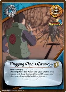 Digging One's Grave card artwork