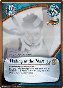 Hiding in the Mist card artwork