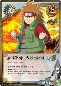 Choji Akimichi card artwork