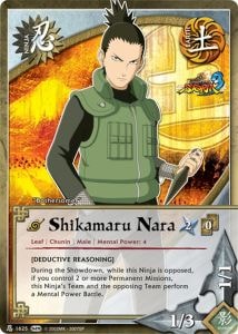 Shikamaru Nara card artwork