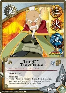 The 3rd Tsuchikage card artwork