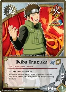 Kiba Inuzuka card artwork