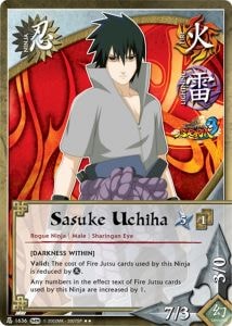 Sasuke Uchiha card artwork