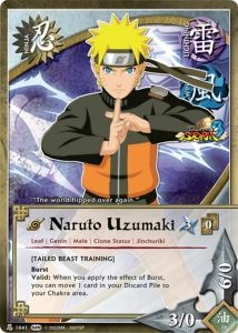 Naruto Uzumaki card artwork