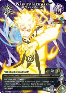 Naruto Uzumaki (9 Tails Cloak) card artwork