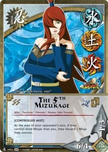 The 5th Mizukage card artwork