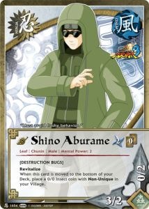 Shino Aburame card artwork