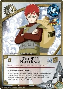 The 5th Kazekage card artwork