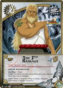The 3rd Raikage card artwork