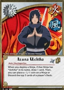 Izuna Uchiha card artwork