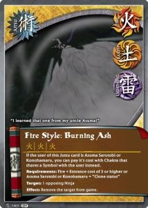 Fire Style:Burning Ash card artwork