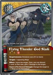 Flying Thunder God Slash card artwork