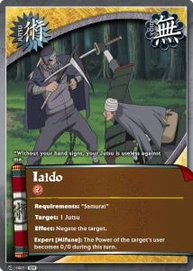 Iaido card artwork