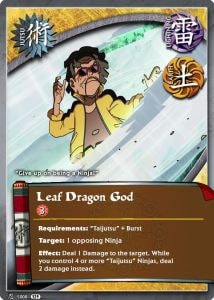 Leaf Dragon God card artwork