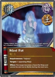 Silent Fist card artwork