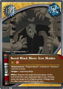 Secret Black Move: Iron Maiden card artwork