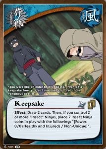 Keepsake card artwork