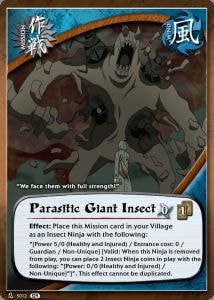Parasitic Giant Insect card artwork