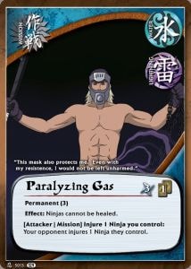 Paralyzing Gas card artwork