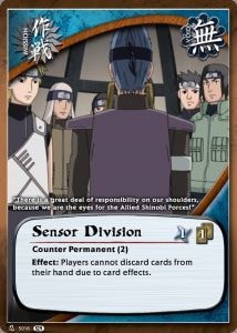 Sensor Division card artwork