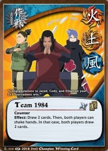 Team 1984 card artwork